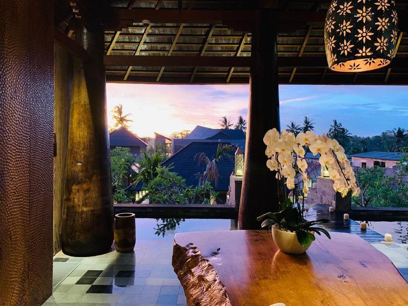 特拉帕拉纳比斯马酒店-Chse认证 乌布 外观 照片 Sunset at the restaurant